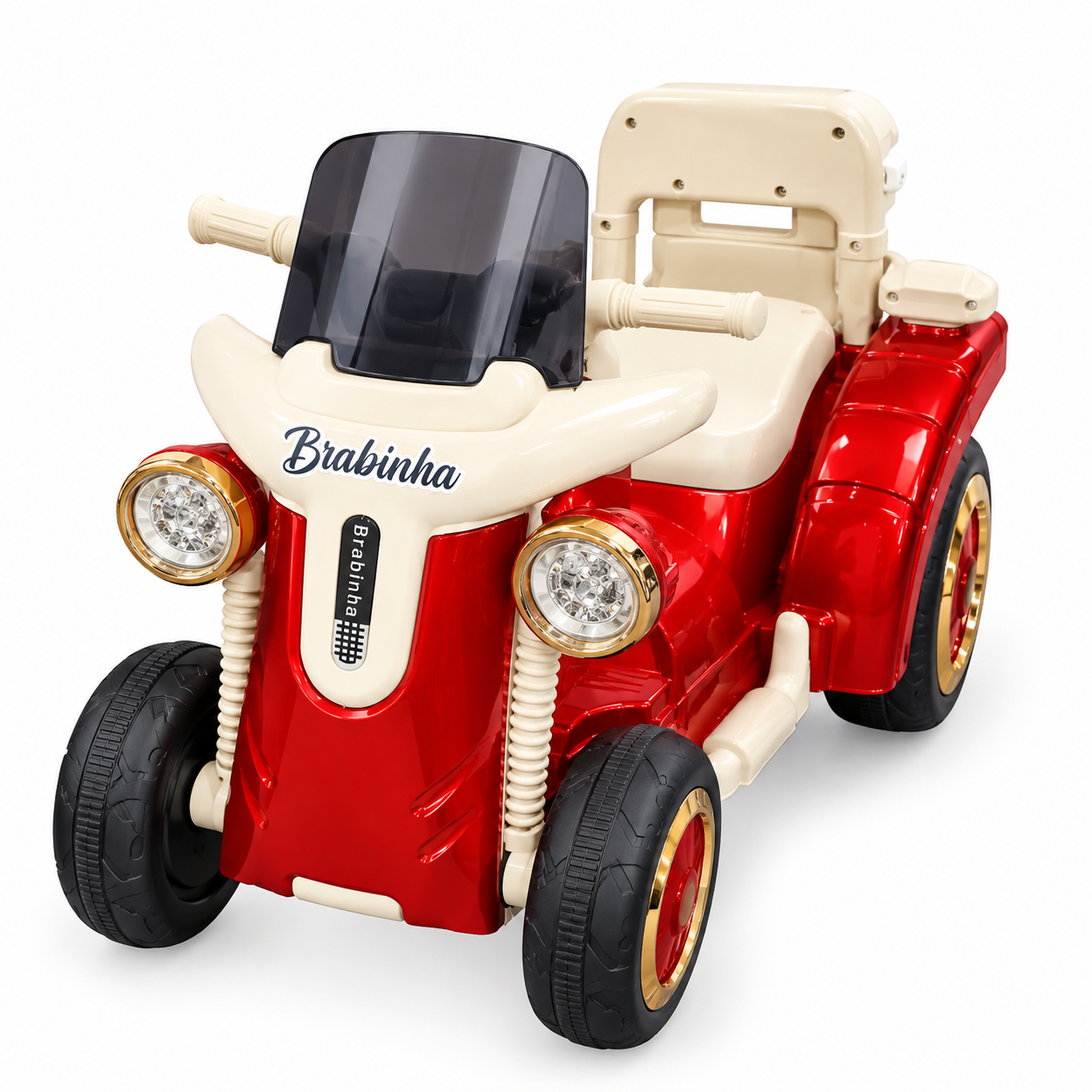 mini quadriciclo infantil 150w trator vermelho