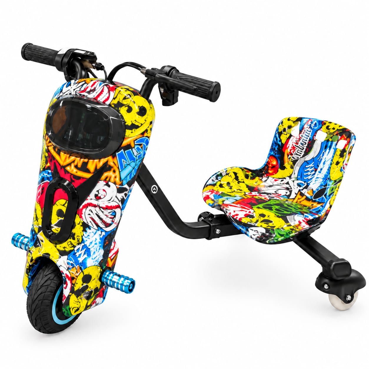 Mini Triciclo Elétrico Drift 150w Bluetooth 3 Velocidades
