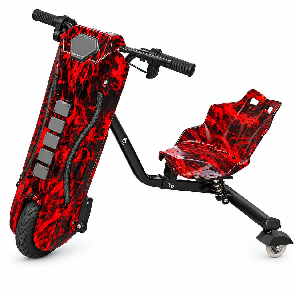 Triciclo Elétrico Drift 350w Bluetooth 3 Velocidades Único com Amortecedor 350W