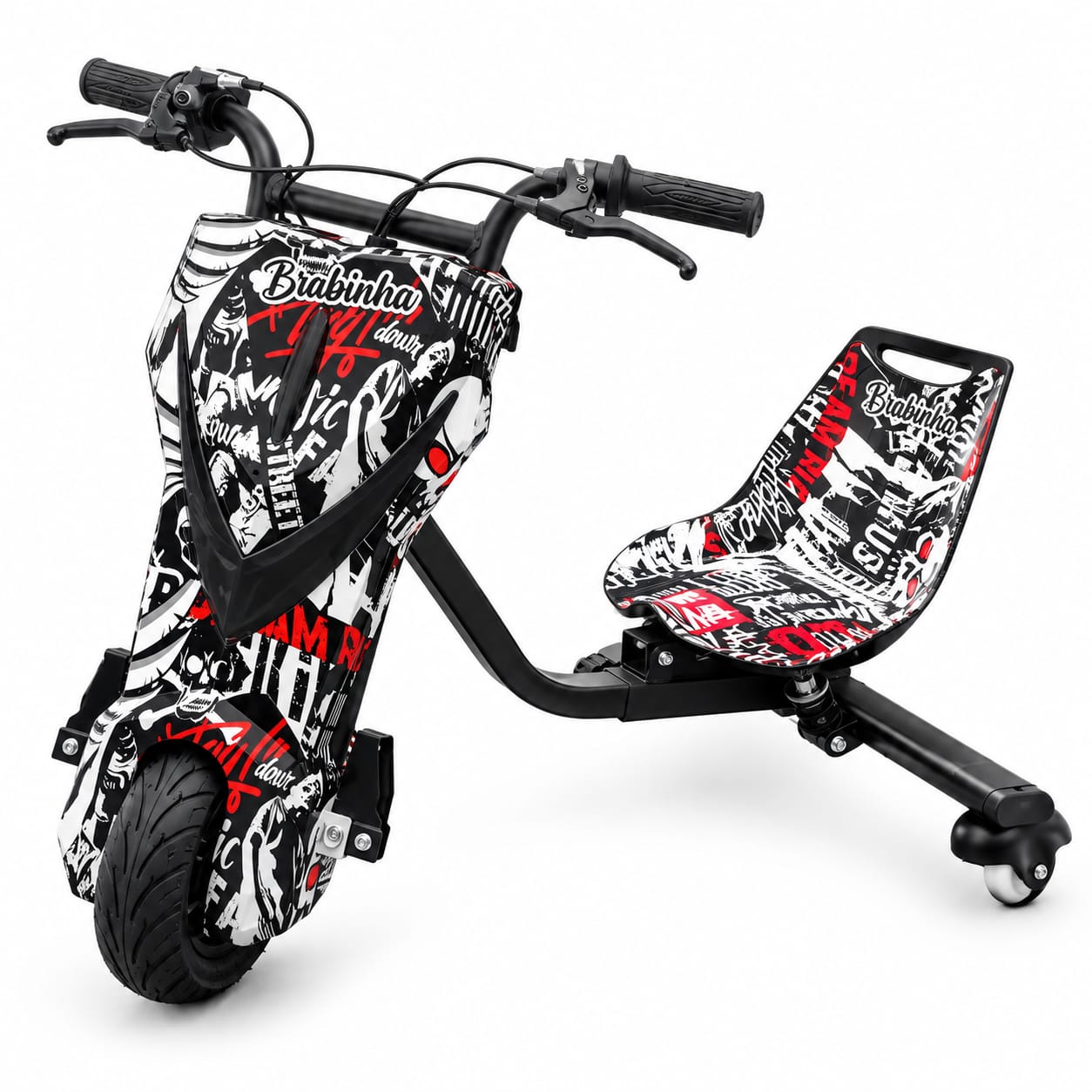 Triciclo Elétrico Drift 350w Bluetooth 3 Velocidades Único com Amortecedor 350W
